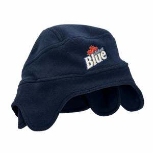 Labatt Blue Embroidered Fleece Winter Hat with Ear Flaps